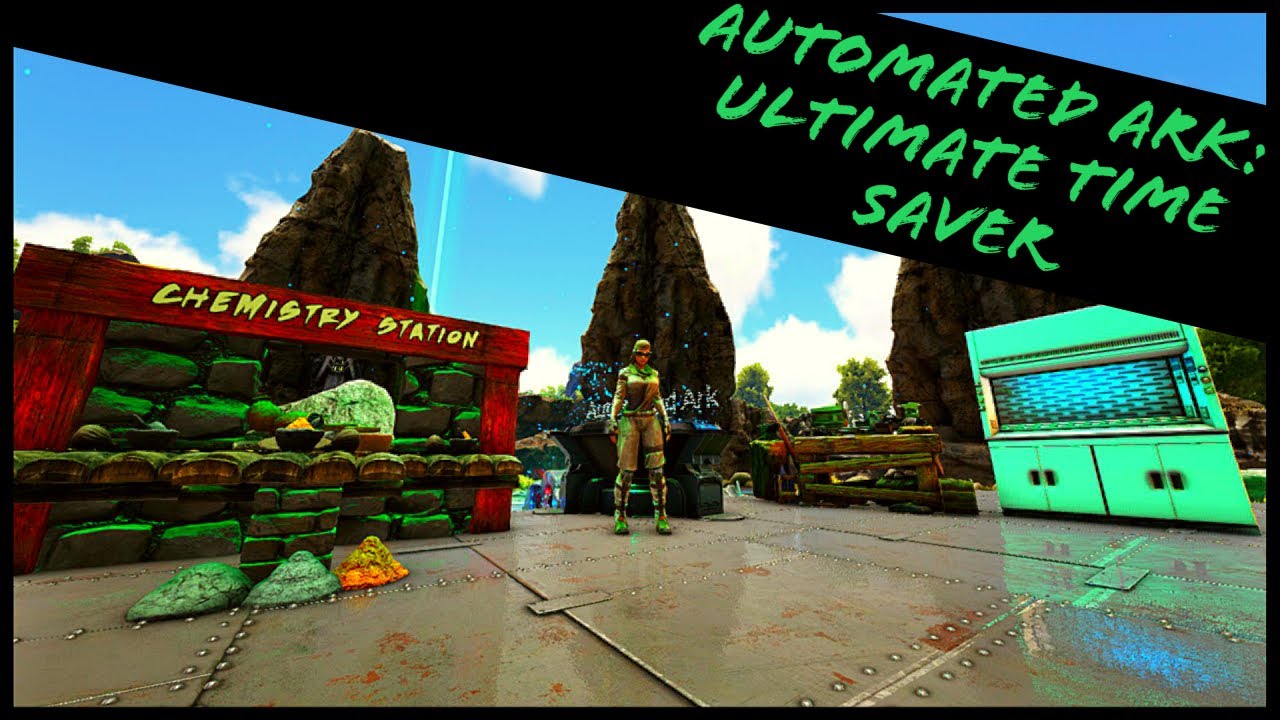 AUTOMATED ARK THE BEST TIME SAVING MOD IN THE GAME YouTube