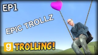 GMOD Funny Trolling #1 (Sandbox Duo) - OLD MAN IN SPACE w/ Simon
