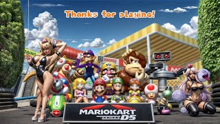 Mario Kart DS (NDS) Mirror Mode Retro Cup Perfect 3 Star Speedrun!