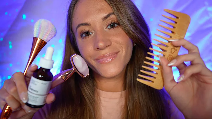 ASMR Pampering You To Sleep💕 (skincare, hair brushing, affirmations)