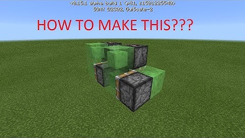 MCPE 0.15.0 - How to Build a Working Car with No Mods!