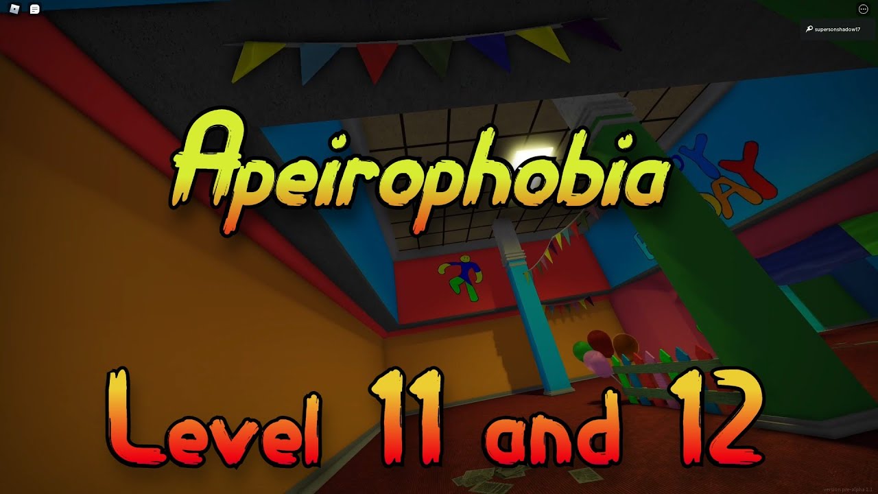 Roblox : สอนผ่านด่าน The End? Level 7 (Apeirophobia) Puzzle Color Code 