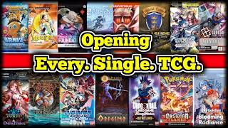 EVERY IN-PRINT TCG - Opened & Explained!