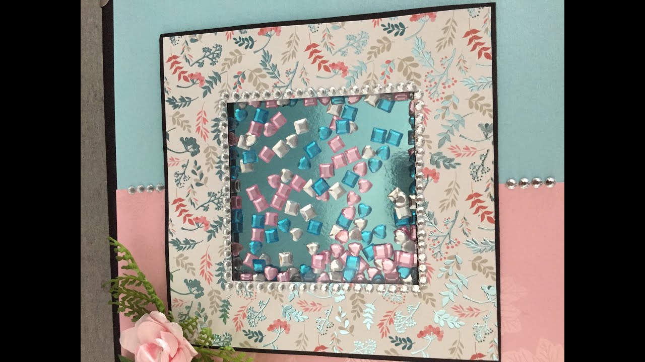 TUTO SCRAP 3ème partie carte shaker 