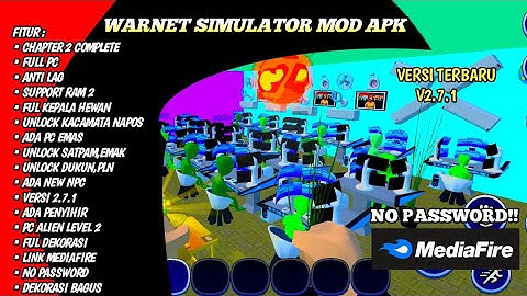 UPDATE!!! DOWNLOAD SAVEDATA WARNET SIMULATOR TERBARU || V2.7.1