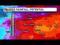 Rain Coverage to INCREASE by Sunday