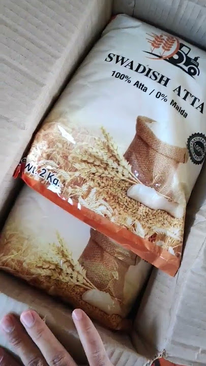 Unboxing online aata wheat flour from Lazada 🇹🇭 Thailand #aata #thailand #lazadath #shortsvideo