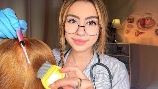 ASMR Examen Cuir Chevelu ❤  ASMR School Nurse Lice Check, RP Infirmière Scolaire screenshot 5