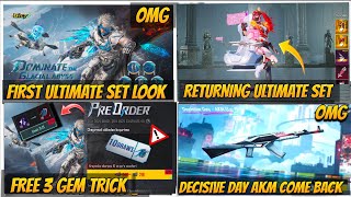 🔥 'OMG 😱 BGMI 4.1 UPDATE LEAKS | FIRST ULTIMATE SET LOOK, RETURNING ULTIMATE SET, FREE GEM TRICK