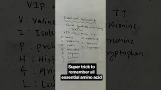 How to remember essential amino acid?#biomolecule #chemistry #class12 #cbse #pharmacy #organic#exam