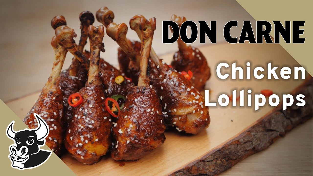 Hähnchen Drumsticks - Chicken Lollipops der Extraklasse | Rezept | DON CARNE
