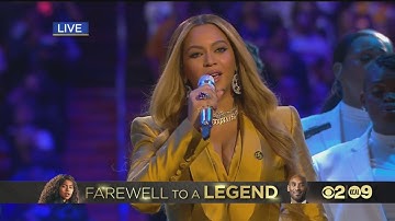 Celebration of Life for Kobe and Gianna Bryant: Beyonce Leads Opening Song
