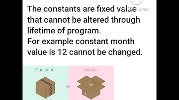 what are constants in c# |by learn computer skills