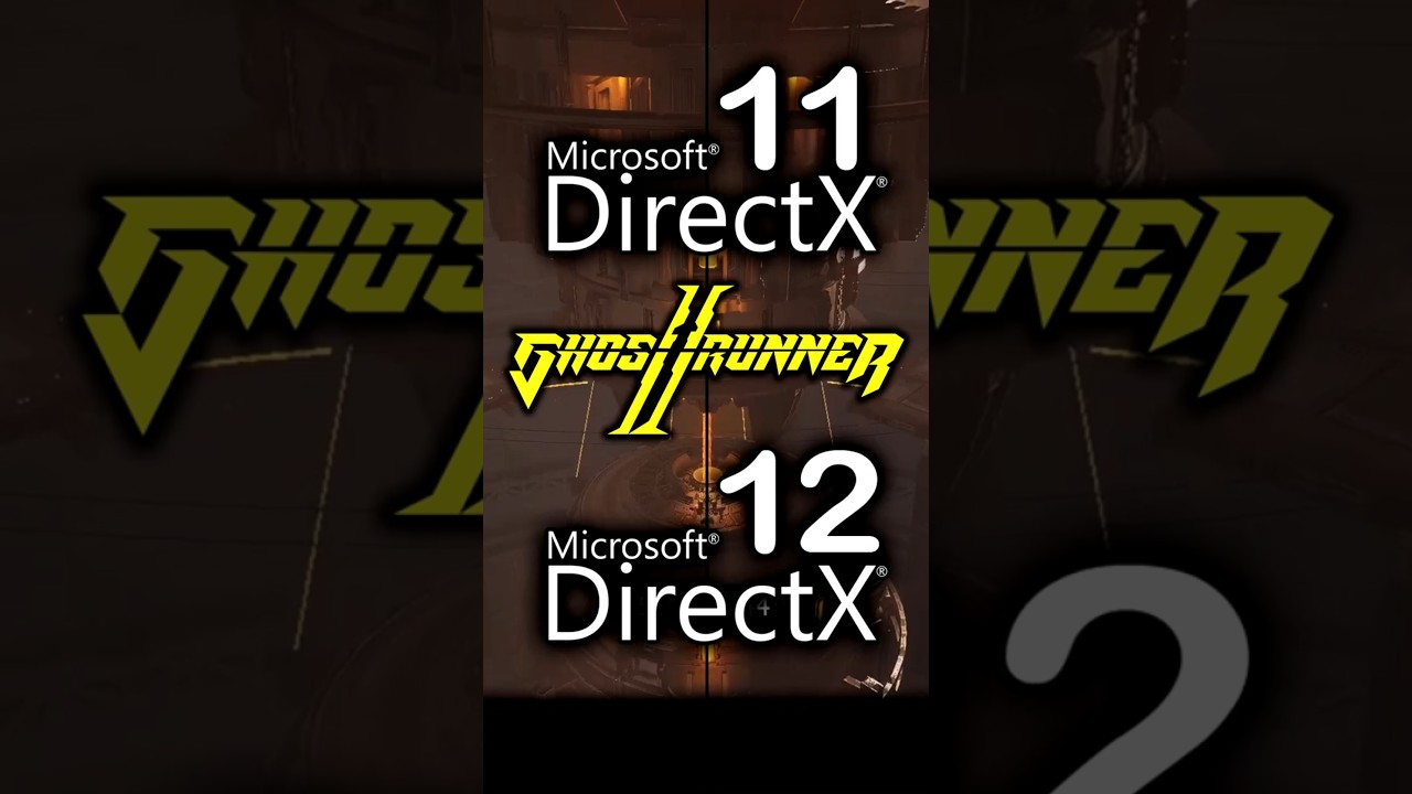 DirectX 11 vs DirectX 12 - Ghostrunner 2
