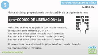 Liberar móvil Nokia E63 | Desbloquear Celular Nokia E63