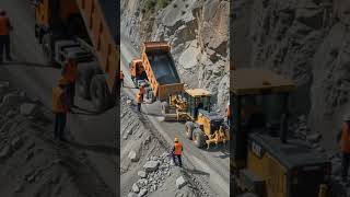 ⛰️ Epic Road Construction #construction #roadconstruction