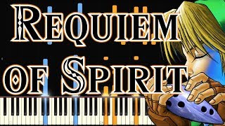 The Legend of Zelda - Requiem of Spirit (Synthesia) @HariSivan