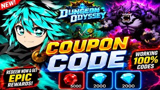 Dungeon Odyssey Code | working Code 2026 | Dungeon Odyssey Gameplay🔥 how to redeem!