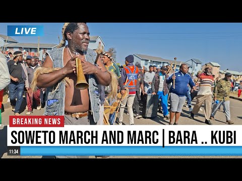 Soweto March and March, dipklolof hostel, nicefield hostel, Dube hostel 