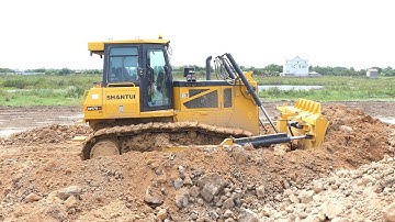 Incredible Strong Power New Gen Bulldozer SHANTUI DH17UB2XL New Road Build Process