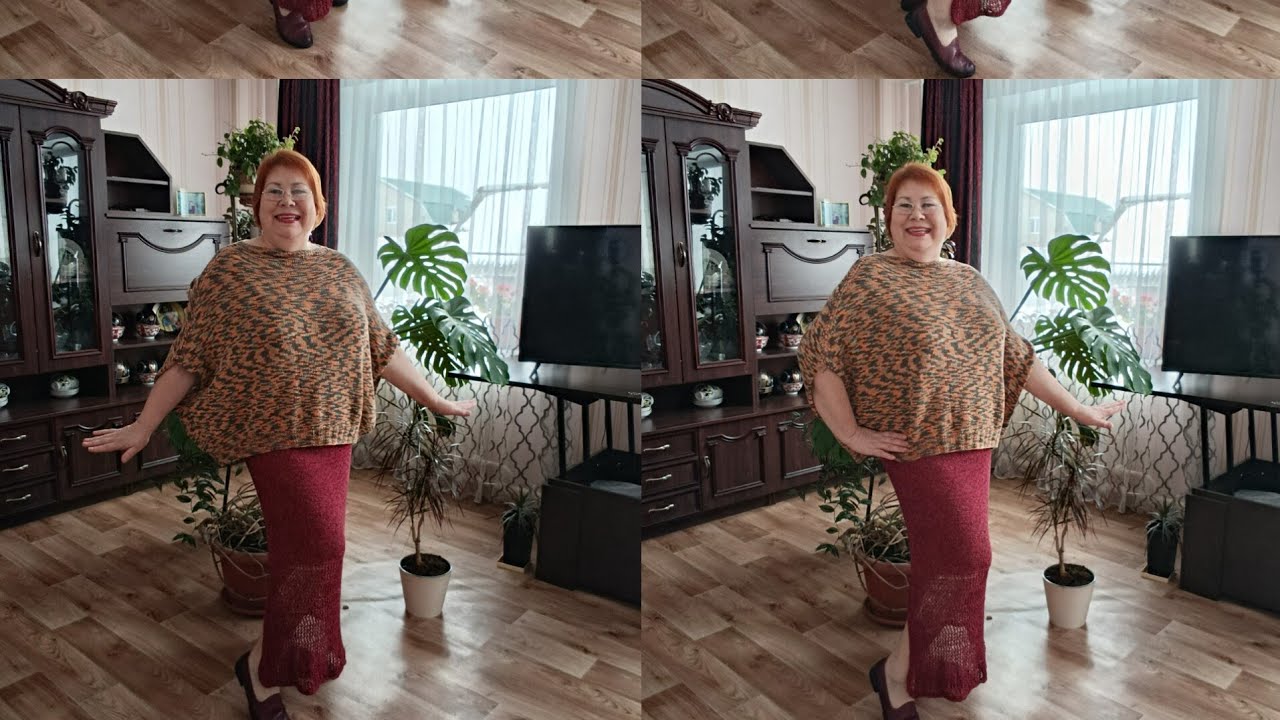 Обзор юбки из мериноса, размер 54-56