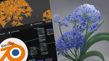 Generate African Lily with Math! 🌼 | Blender Geometry Nodes Tutorial