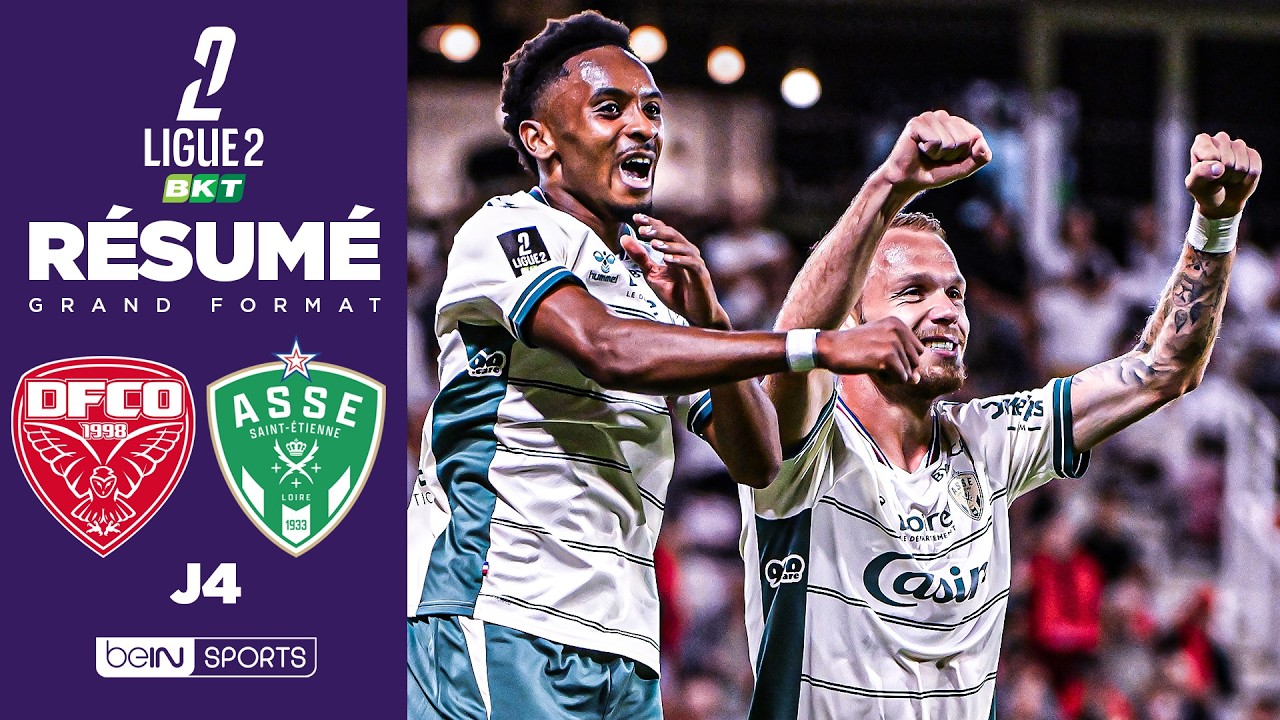 Résumé : SAINT-ÉTIENNE renverse DIJON dans un match complètement FOU !