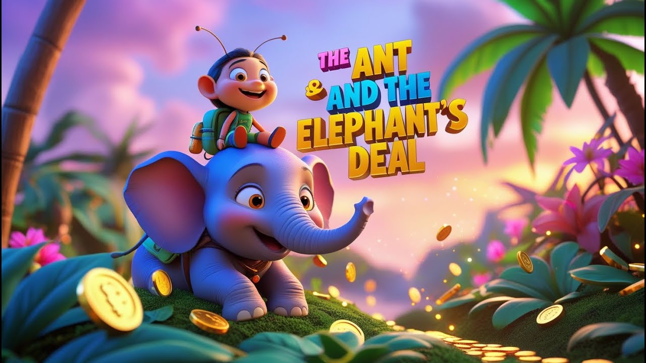 "The Ant and the Elephant’s Deal"|English Kids Song|Nursery Rhyme|3D Animated Kids Cartoon|