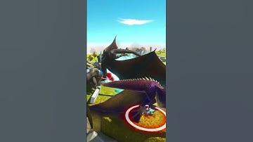 SHINCHAN VS.OGGY FIGHT TITAN ARMY VS.THREE DRAGON|WHO WIN| ANIMAL REVOLT BATTLE SIMULATOR|#shorts