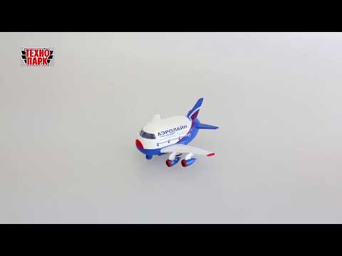 "Технопарк". Самолёт инерционный, свет+ звук (154577)