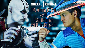 Mortal Kombat 1 Quan Chi vs Raiden All Intros | MK1 Quan Chi vs Raiden All Intros | Mighty Sabbu