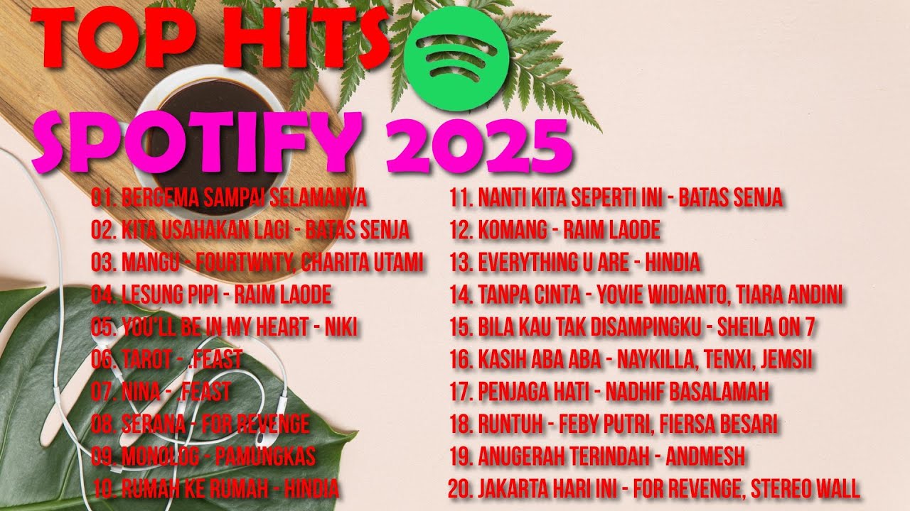Top Hits Spotify Indonesia 2025 | Top Spotify Indonesia 2025 | Lagu Hits Spotify 2025 | Lagu Terbaru