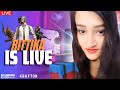 Bgmi live girl gaming livik rush games facecam teamcode custom bgmi bgmilive pubgmobile yt