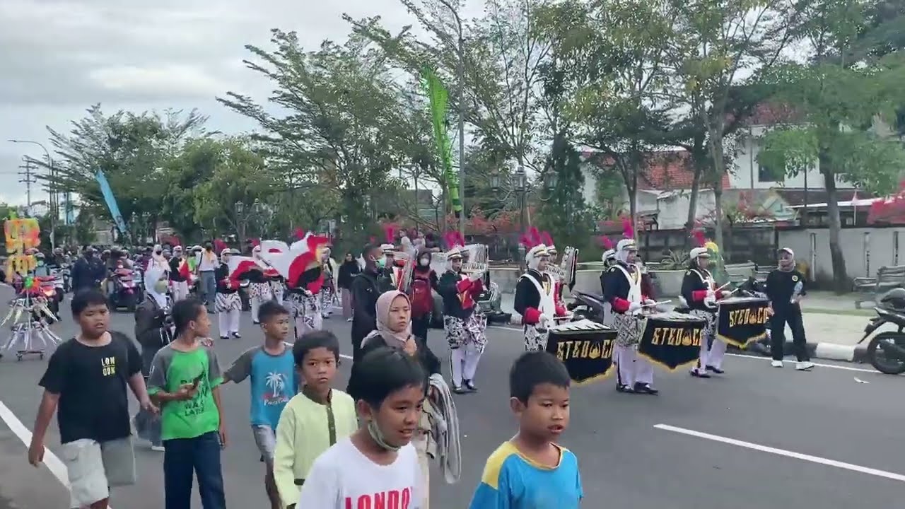 STEWA DRUMBAND CORPS STEDACO KEMBALI BERKAKSI DALAM RANGKA HUT KEBUPATEN KULON PROGO & KIRAB BUDAYA