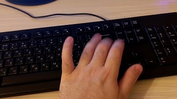 Клавиатура проводная A4Tech KR-85 - проверка громкости нажатия клавиш