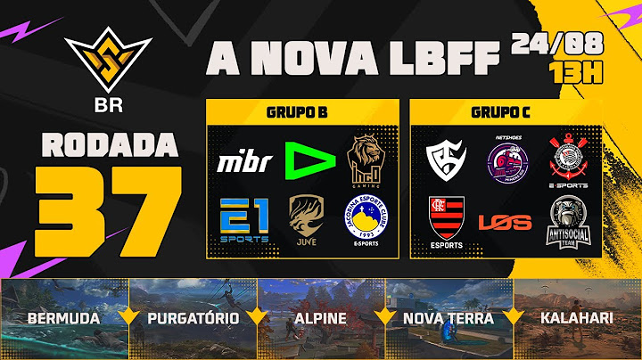 A NOVA LBFF🚨FFWS BR 🏆RODADA 37 - GRUPOS B e C | LBFF 🚨 #FREEFIRE