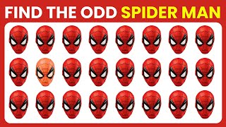 Find the ODD Spider-Man - Superheroes Edition🥷| Marvel & DC Quiz#oddemojiout #quiz by Quiz Game 408 views 4 months ago 8 minutes, 24 seconds