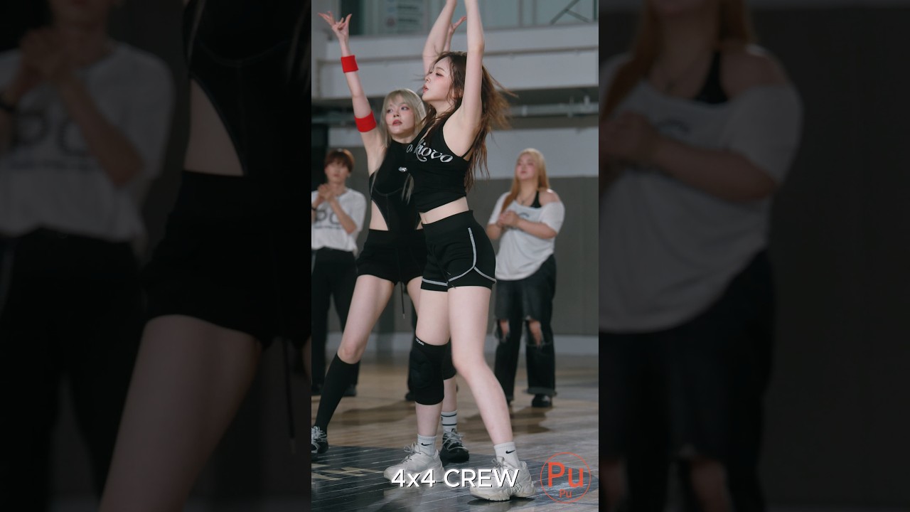 4X4 CREW Seowon BAD MV Red Jacket Noona's Aerobics MEOVV - Hit 'Em