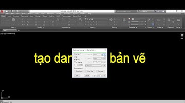 Lisp tạo danh mục bản vẽ 2018