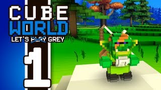 Cube World: Let's Grey: Episode 1: The Adventure Begins!