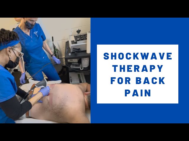 Back Pain — Shockwave Therapy