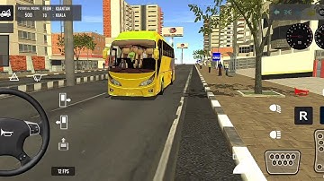 Malaysia Bus simulator gameplay idbs studio/ bus simulator game! AZ Simulations