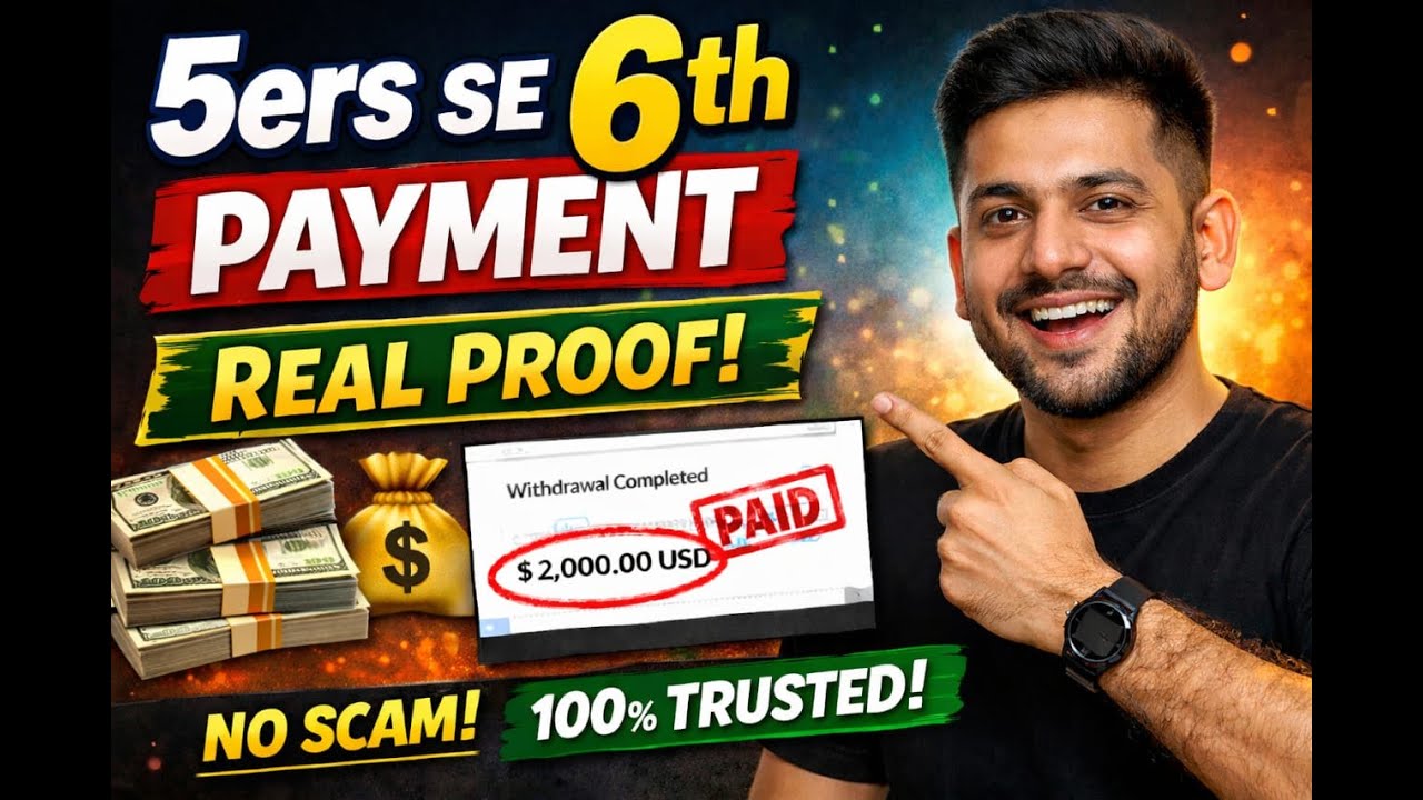 5ers 6th Payout Received 💸 | Real Proof | Prop Firm Income Hindi