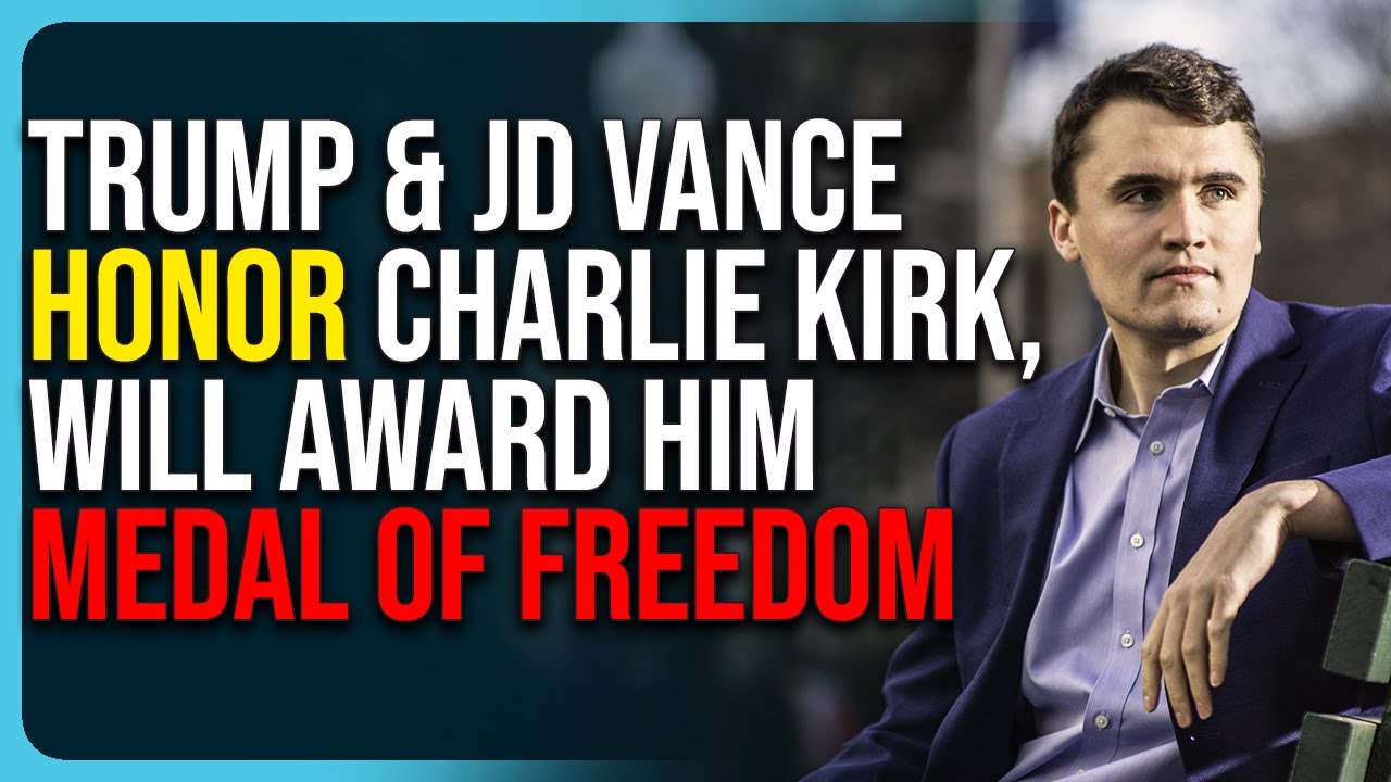 Trump & JD Vance Honor Charlie Kirk, Will Award Him Medal of Freedom