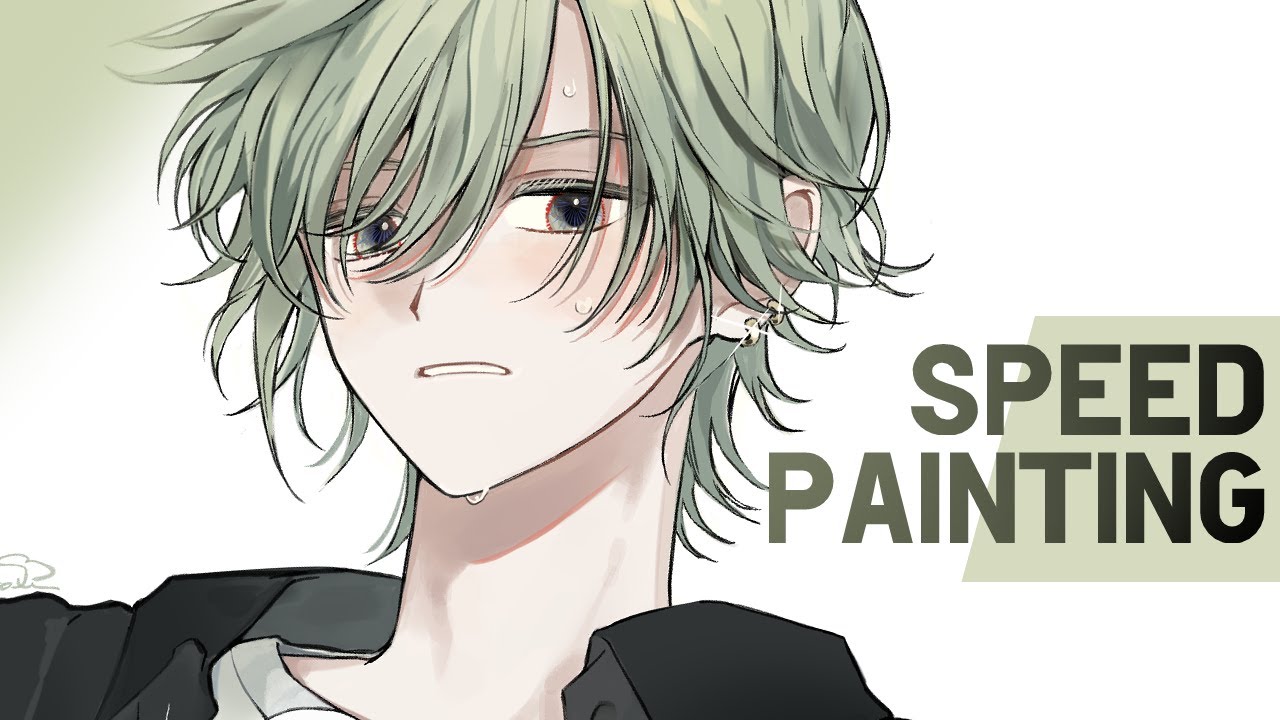 [speed painting]💚OC - YouTube