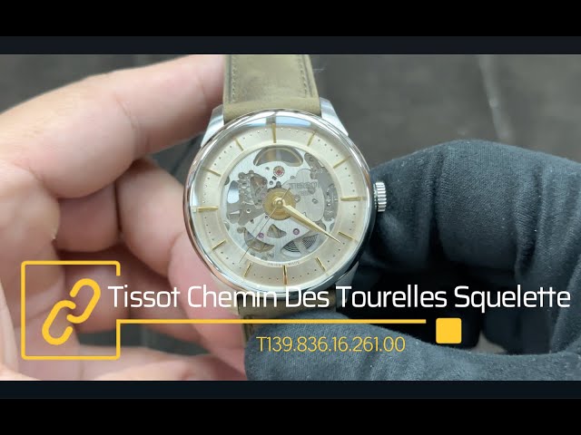 Tissot Chemin Des Tourelles Squelette T139 836 16 261 00 - YouTube