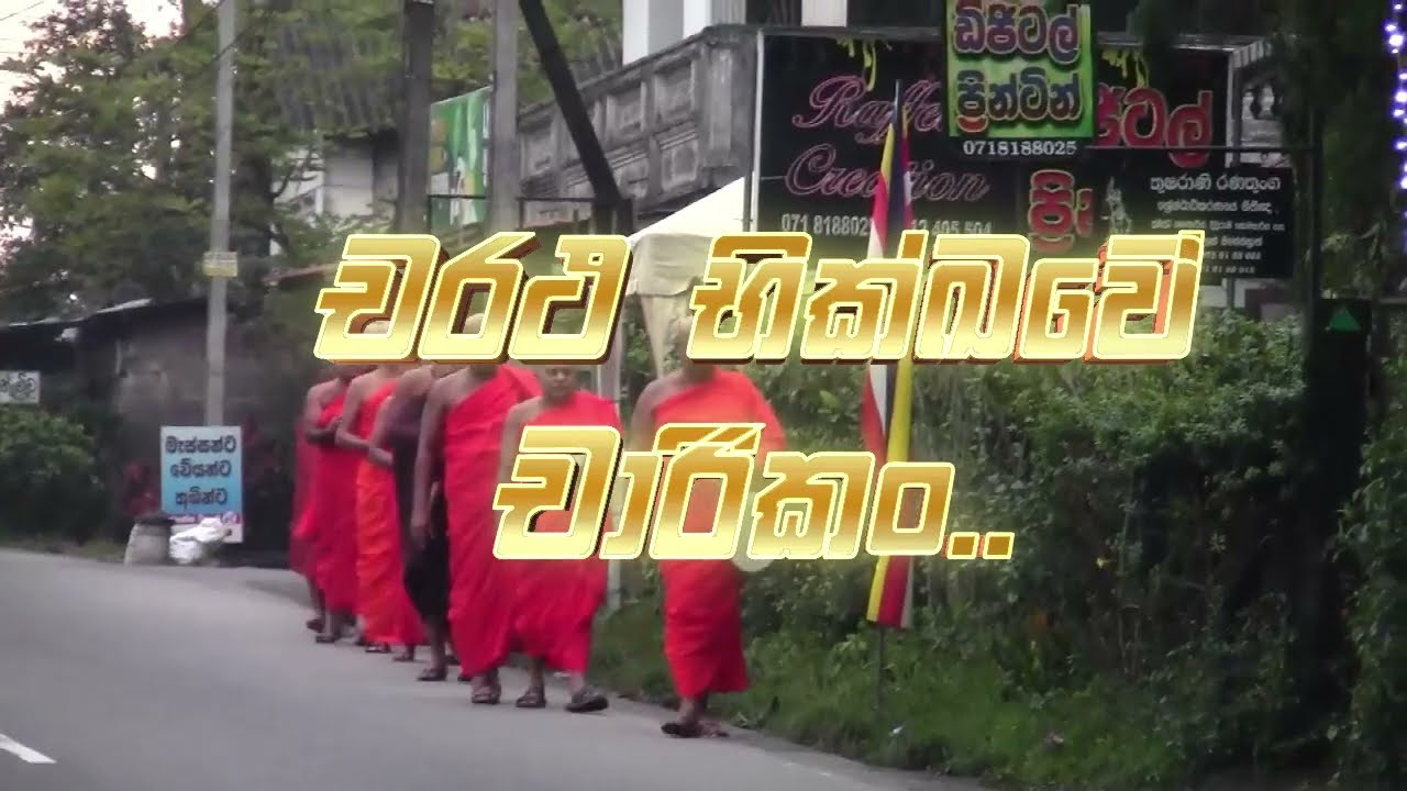 අතිශය වැදගත් සහ කලාතුරකින් දක්නට ලැබෙන ☸️☸️🙏 මහා සංඝරත්නය පාද චාරිකාව
