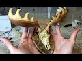 I try to make an Irish elk sculpture | wood carving video by Jonas Olsen