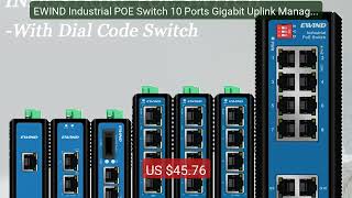 EWIND Industrial POE Switch 10 Ports Gigabit Uplink Managed Network... — Top Rated 2026 | Buy Now!
