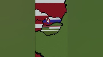 Small Scale Hungary #hungary #hungarian #maps #flags #minecraft